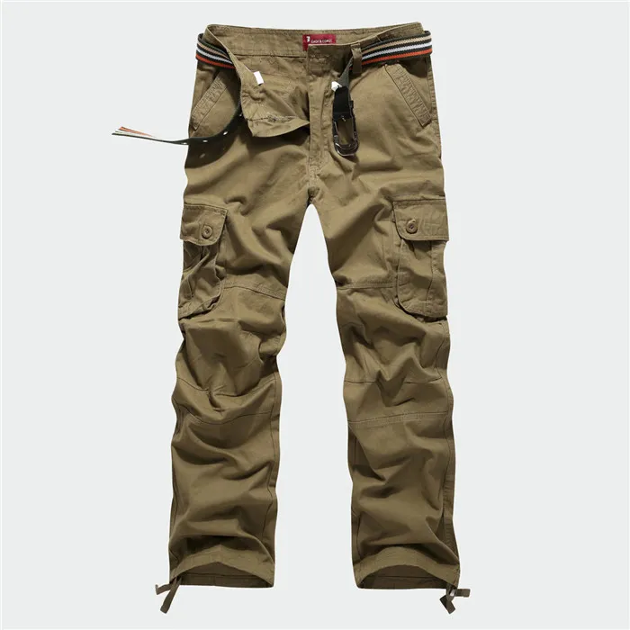 FGKKS Spring Style Mens Cargo Pants High Quality Cotton Mens
