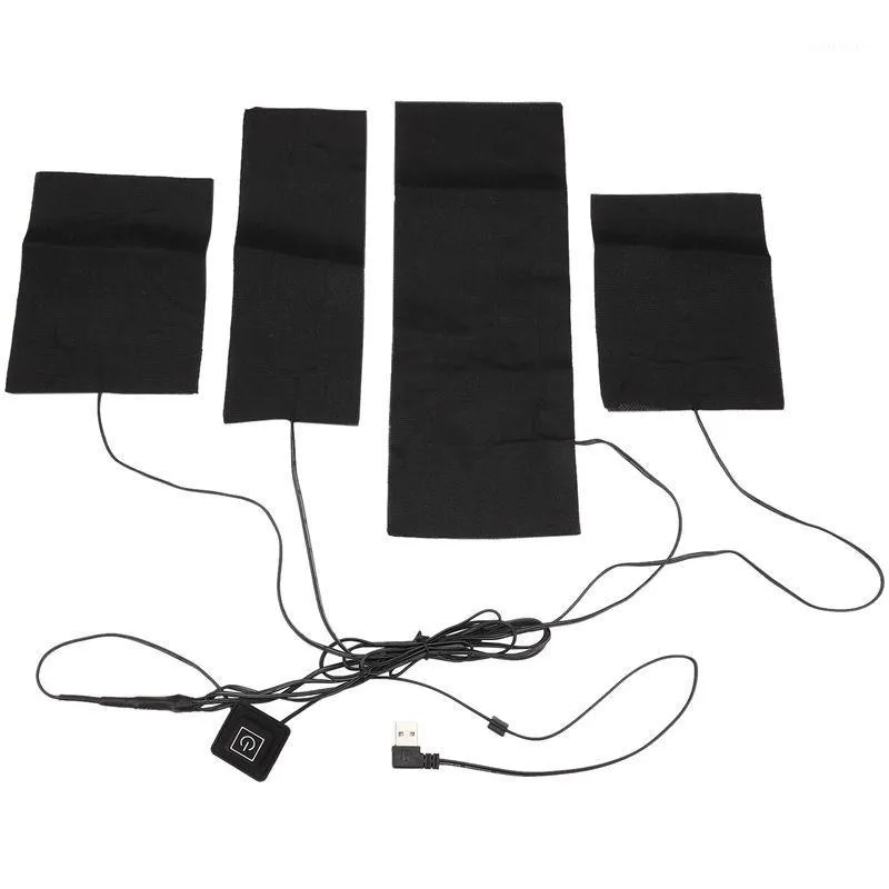 Coussin chauffant portable en tissu 4 en 1 USB coussins chauffants électriques chauffe-vêtements pour Vest1