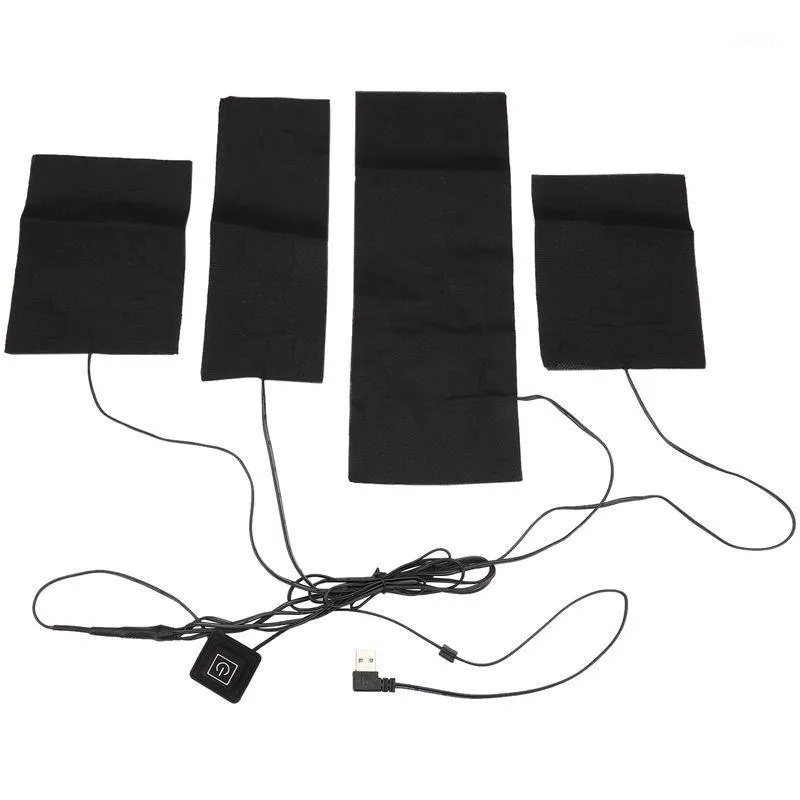 Bärbar uppvärmningsklukor 4 i 1 USB Electric Heating Pads Klädvärmare Varmare för Vest1