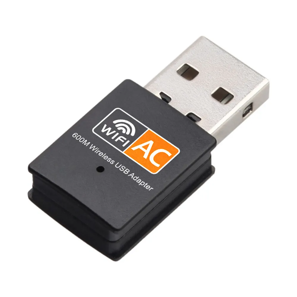 Adattatore USB wireless WiFi 600 Mb / s, accesso internet wireless AC PC Key Scheda di rete Dual Band WiFi 5 GHz Lan Ethernet Ricevitore