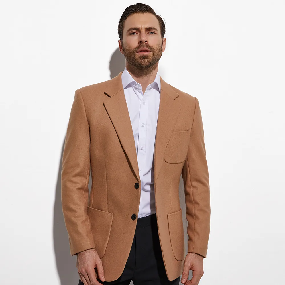 Camel tweed best sale blazer