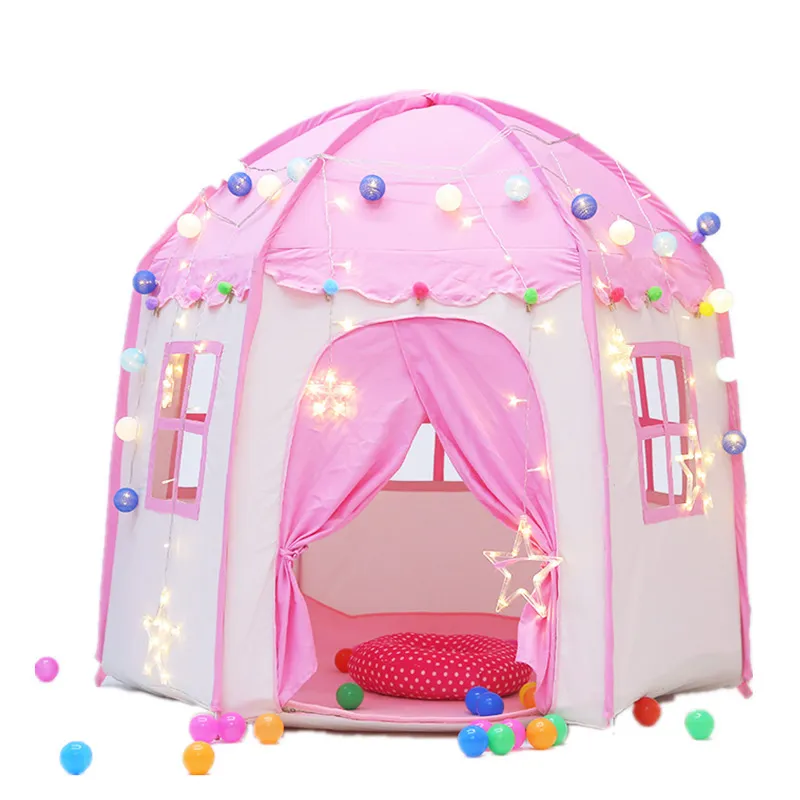 Jouer Maison Jeu Tente Jouets Ball Pit Piscine Portable Pliable Princesse Tente Pliante Château Cadeaux Tentes Jouet Pour Enfants Fille Cadeaux LJ200923