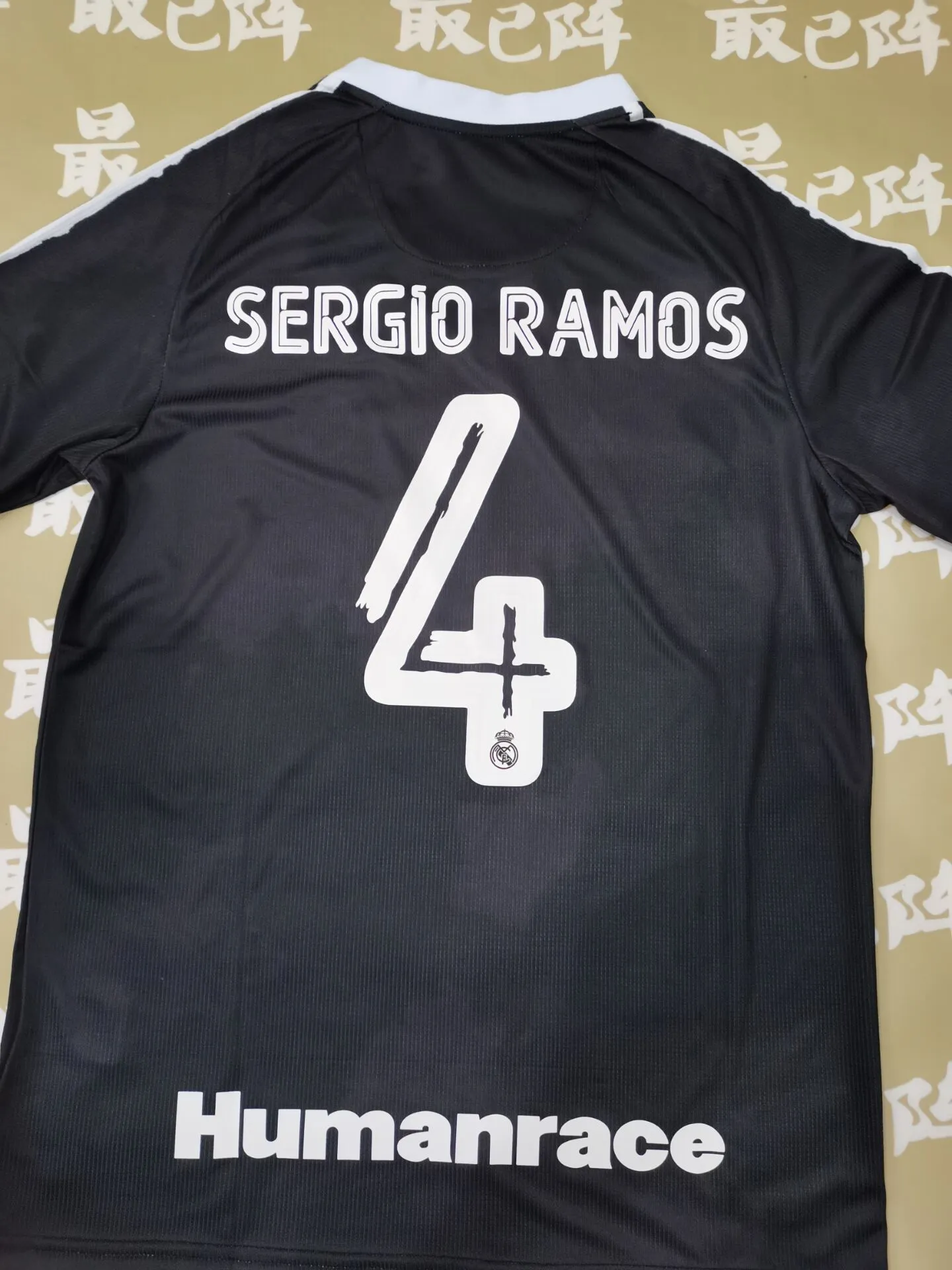 real madrid shirt men long custom