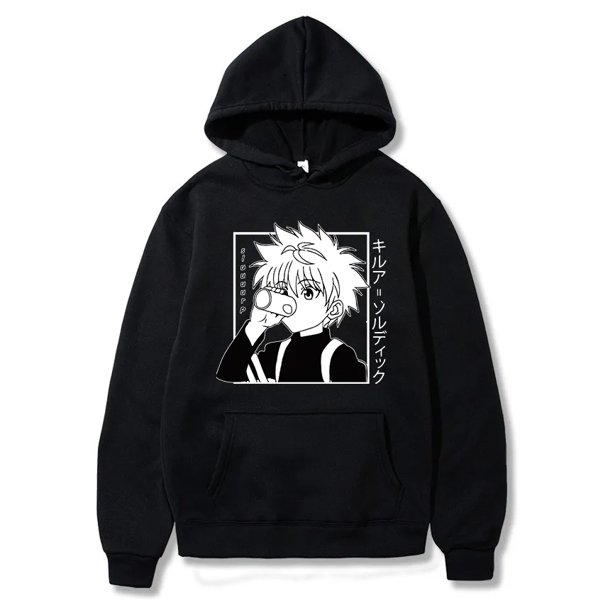 Harakuju Hunter X Hunter Hoodies Killua Zoldyck Anime Manga Tops Pullover Hoodie X1227