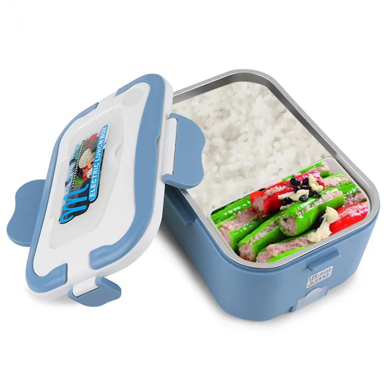 Car heating lunch box Multifunctional stainless steel insulated lunch box car electric lunch box14