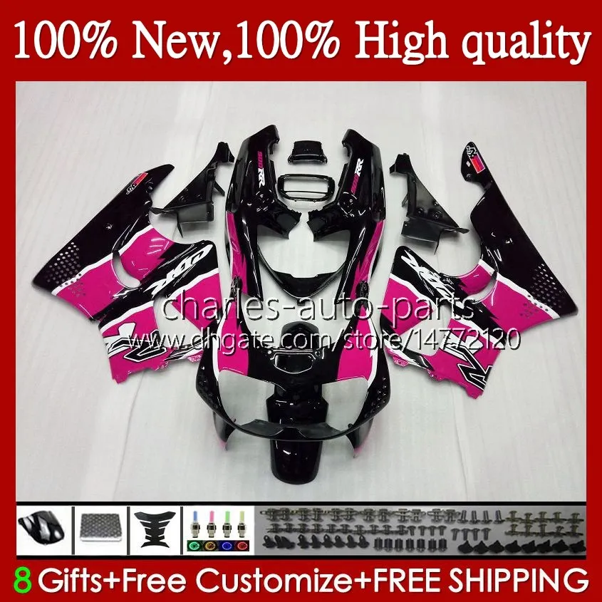 Lichaam voor HONDA CBR 893RR 900RR CBR893RR 94 95 96 97 95HC.24 CBR893 CBR900 CBR 900 893 RR Pink Black CBR900RR 1994 1995 1996 1997 Verkortingen