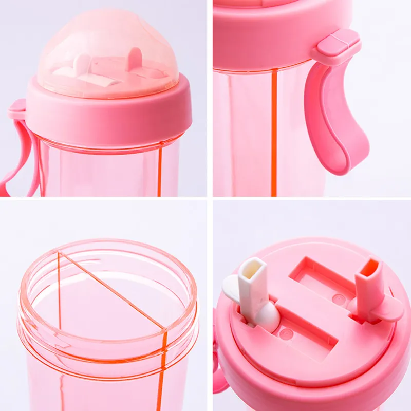 2019-Hot-Water-Drinking-Bottle-for-Water-Bottle-with-Straw-Creative-Fitness-BPA-Free-Double-Straws