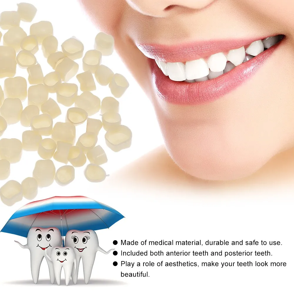 2Packs Pro Dental Temporal Temporal Temporativo Dental Dental delantero Productos de dentista posterior delantero Materiales dentales Color de la naturaleza