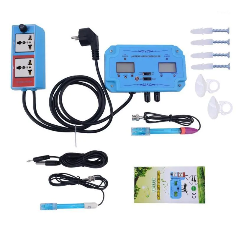 3 in 1 pH/TEMP/ORP Controller Water Quality Detector BNC Type Probe Water Quality Tester Analyzer Aquarium Monitor1