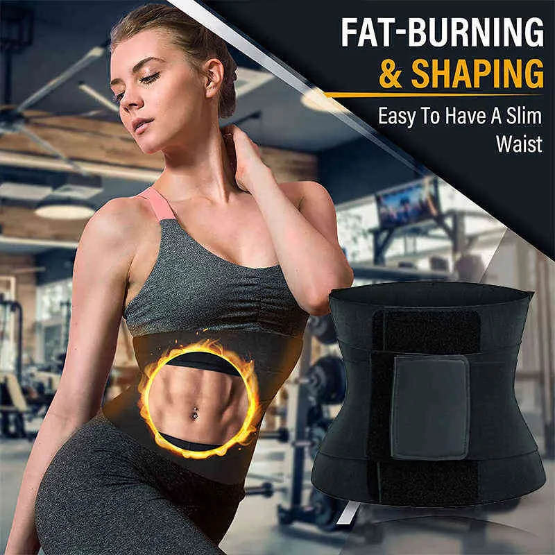 Women's Slimming Girdle Faja Sweat Sauna Waist Trainer Body Shapewear Belt  Tummy Control Hourglass Figure Workout Band