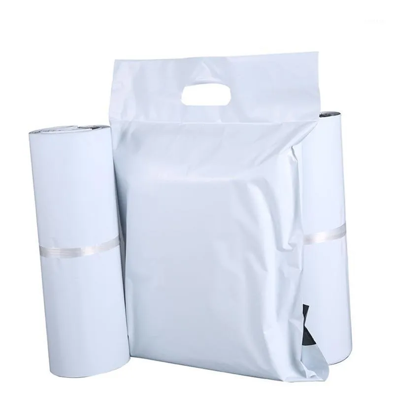 50 шт. Tote Bags Express Courier Poly Convelope Подарки рассылка самоконтролирующего клей толщиной пластиковый упаковочный пакет