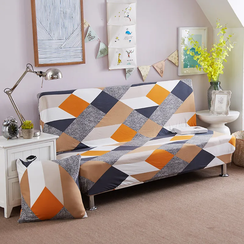 Printed Flower Sofa Bed Cover Foldding Elastic Slipcovers Cheap
