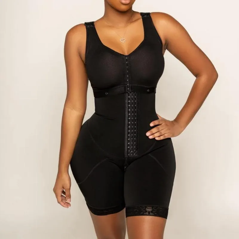 Women's Shapers Tummy Control Shapewear High Compression Faja Bodysuit Postpartum Open Bust