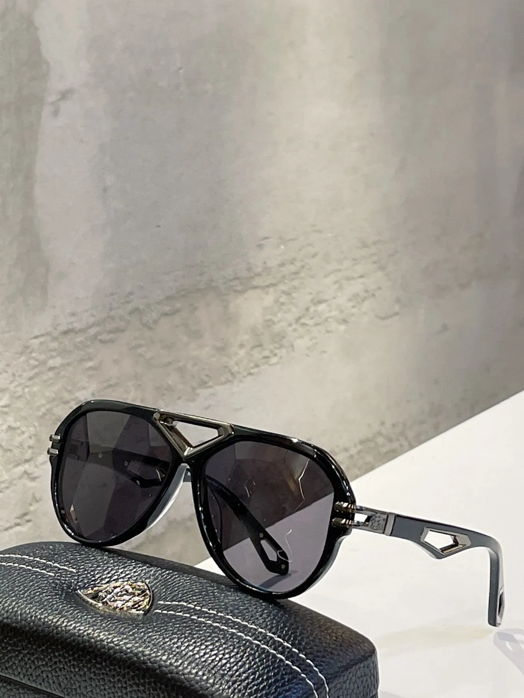 MAYBA B-AV-Z35 Top Original high quality Designer Sunglasses for mens famous fashionable retro luxury brand eyeglass Fashion design womens sunglasses with box