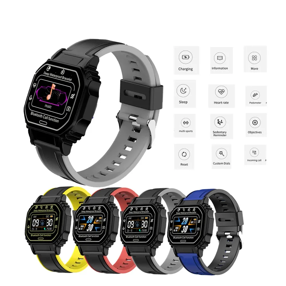 B2 montre intelligente hommes Sport Fitness montre réponse appel fréquence cardiaque pour enfants heures cadeau Android ios smartwatch hommes + boîte