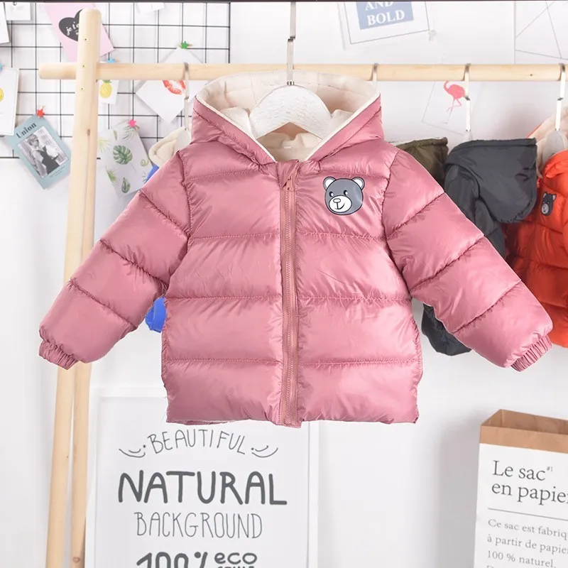 CROAL CHERIE Fleece Girls Jackets Kids Boys Coat Children Winter Outerwear & Coats Casual Baby Girls Clothes Children