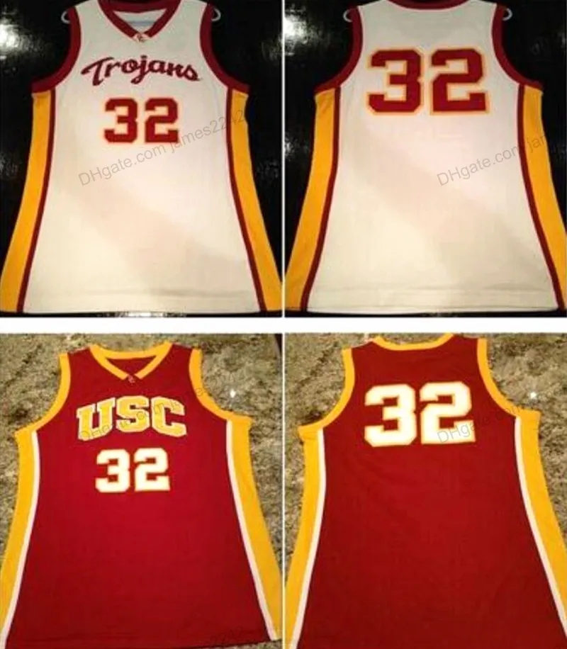 Custom USC Trojans 32 OJ Mayo Southern California Basketball Jersey