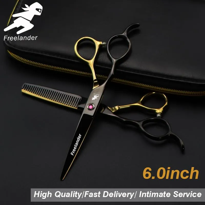 6.0"Sale Silver Japanese Hair Scissors Cheap Hairdressing Scissors Shears Hairdresser Shaver Haircut Left hand scisso