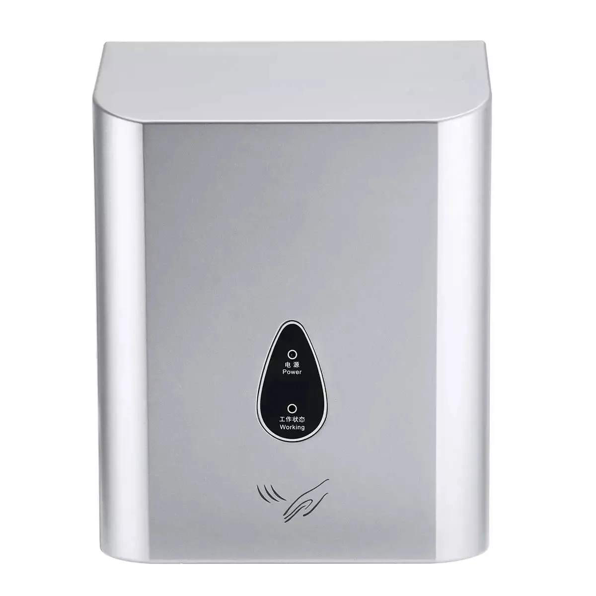 FreeShipping 2500W 220V High Speed Electric Hand Dryer Infrared Sensor Full Automatic Hand-drying Device Bathroom Hot Air Wind Blower