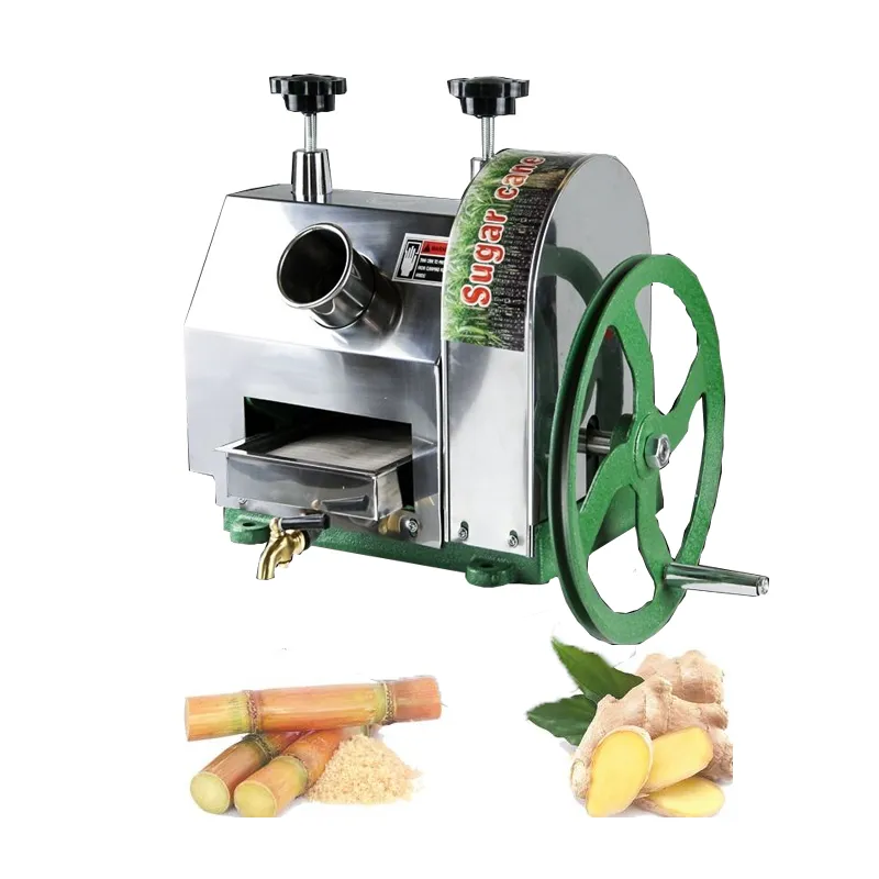 50 kg/u Rvs Handleiding Suikerriet Juicer Extractor Suikerriet sap Machine Desktop Commerciële Hand Schudden