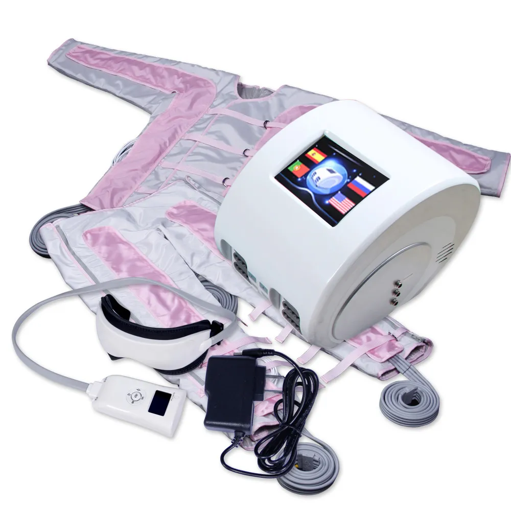 Nieuwe aankomst lymfedrainage Pressotherapie Luchtdruk Therapie Body Infrared Operation System en 1 jaar garantie Afslankkleding