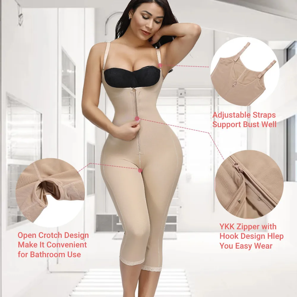 WAIST SECRET Womens Slimming Bodysuit Body Shaper Postpartum