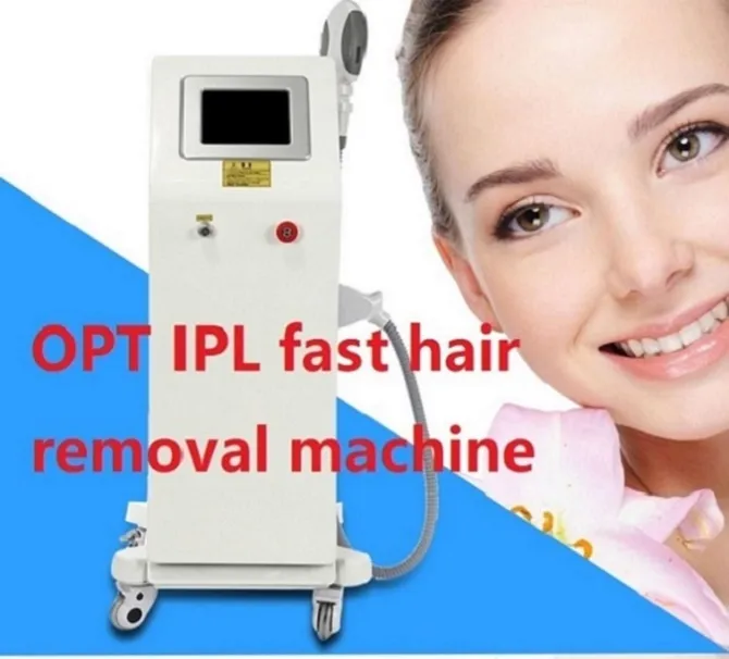 macchina laser ipl e-light per la depilazione IPL HR / OPT / Elight depilazione per il ringiovanimento della pelle con 3 filtri per l'attrezzatura del salone di bellezza