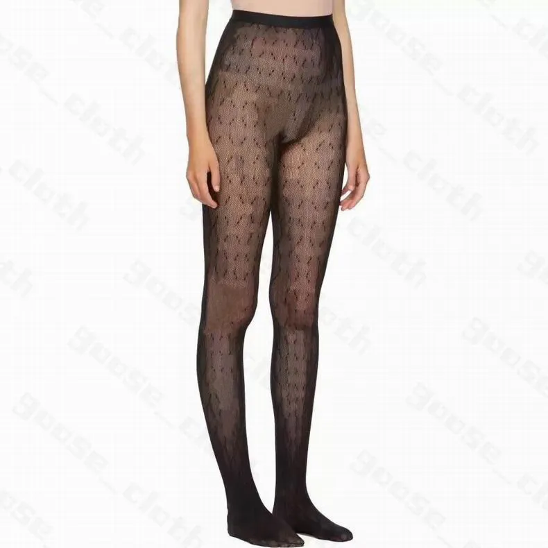 Meias meias com caixa meias para mulheres sexy ins moda luxo respirável designers perna collants mulheres inverno quente carta impressa