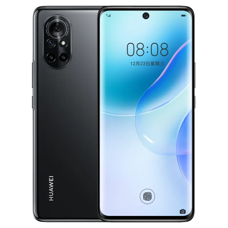 Oryginalny Huawei Nova 8 5g Telefon komórkowy 8GB RAM 128GB 256 GB ROM Kirin 985 OCTA Core Android 6.57 "OLED Pełny ekran 64.0mp AI NFC 3800MAH ID Facet Papier Filcowy Inteligentny telefon komórkowy