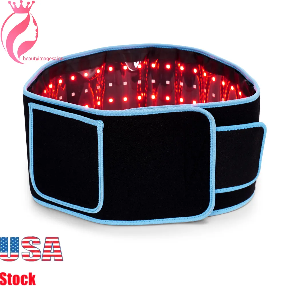 Ciało rzeźbiarskie Prącia Panie Belt Lazy Odchudzanie LED Red Light Heating Belt USStock