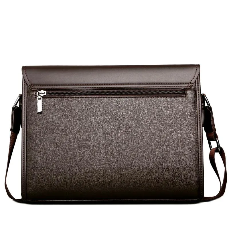 Fashion Designer Luxury Simple Fashion Business Men Briefcase Bag Leather Laptop Bag Casual Man Bag Shoulder bags