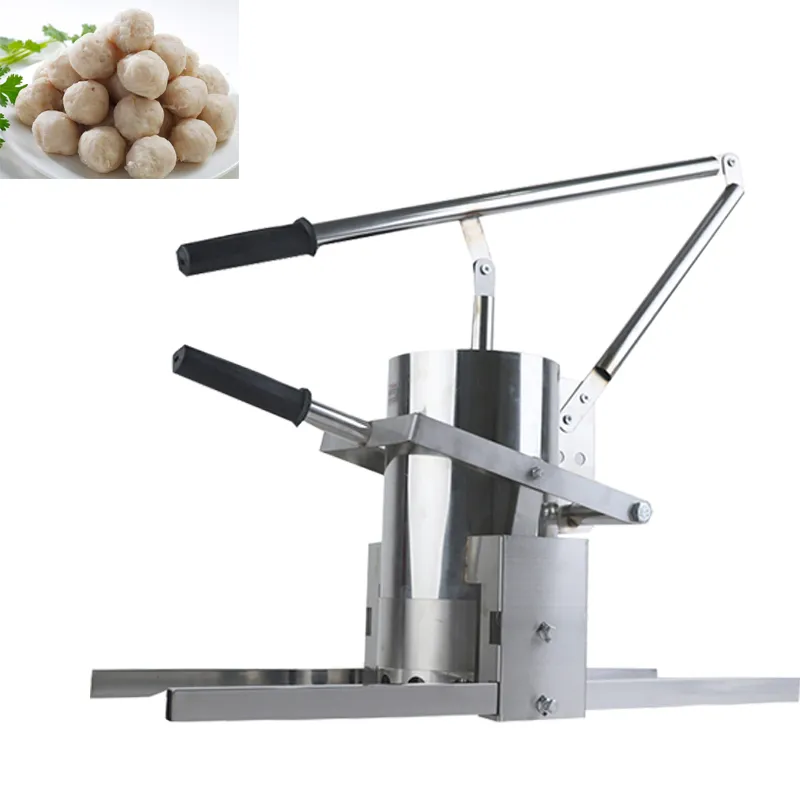 Multifunktionale handgemachte Fischbällchen-Fleischbällchen-Formung, Edelstahl-Fleischbällchen-Gemüse-Bällchen-Extrusionsmaschine, Formwerkzeug zum Verkauf