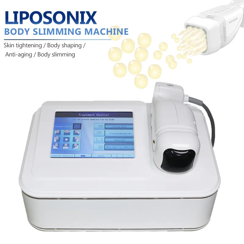 Lipo hifu ultraljud bantningsmaskin liposonix mag fett reduktion smala maskiner fettsugning utrustning liposonisk kroppsformning