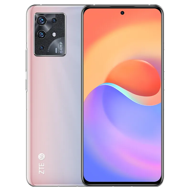 Telefono cellulare originale ZTE S30 Pro 5G 8GB RAM 256GB ROM Octa Core Snapdragon 768G 64MP AI HDR 4200mAh Android 6.67" AMOLED Schermo intero Fingerprint ID Face Smart Cell Phone