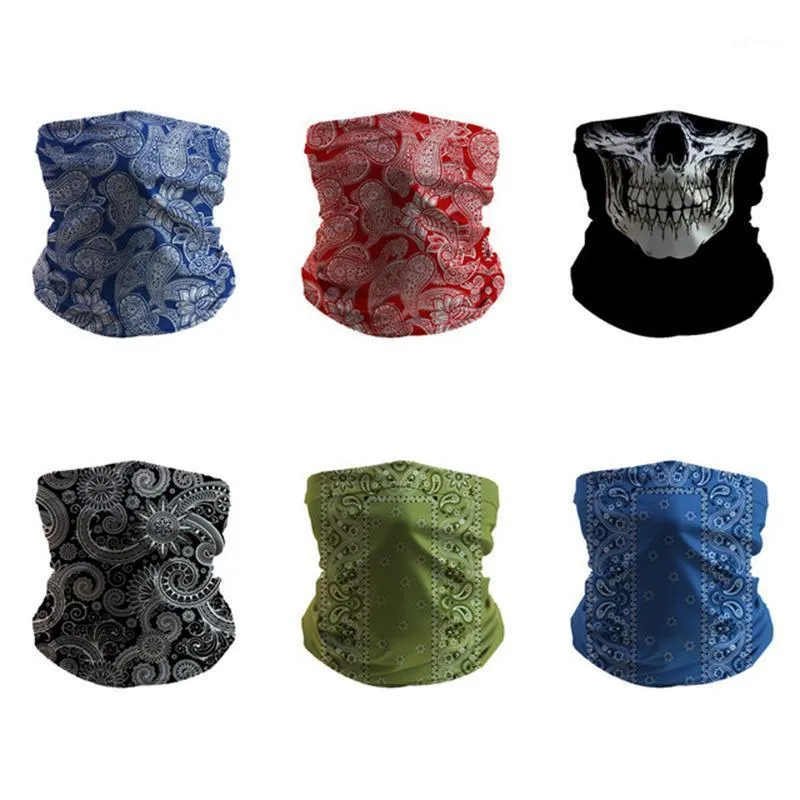 Anti-UV Camping Randonnée Écharpe Sports De Plein Air Bandana Buffs Cagoule Bandeau Tube Cache-Cou Guêtre Visage Mascarillas Hommes Femmes Casquettes De Cyclisme