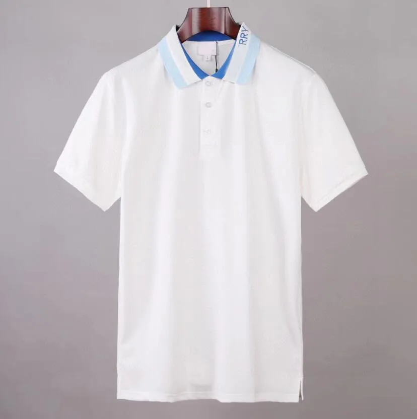 white polo shirt with light blue horse