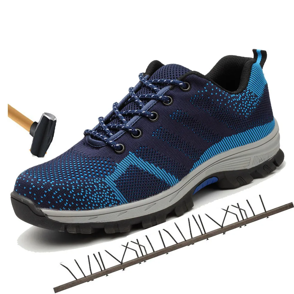 Breathable Steel Toe Cap For Men Plus Size 4748 Outdoor Safety