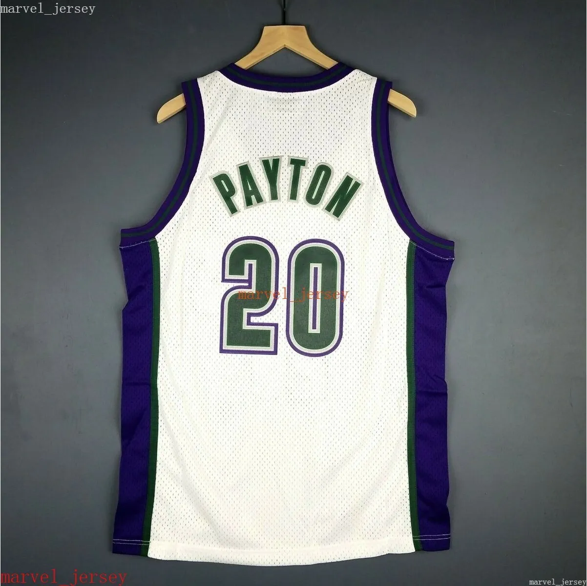 Custom Stitched Gary Payton Vintage Swingman Jersey XS 6XL Mens