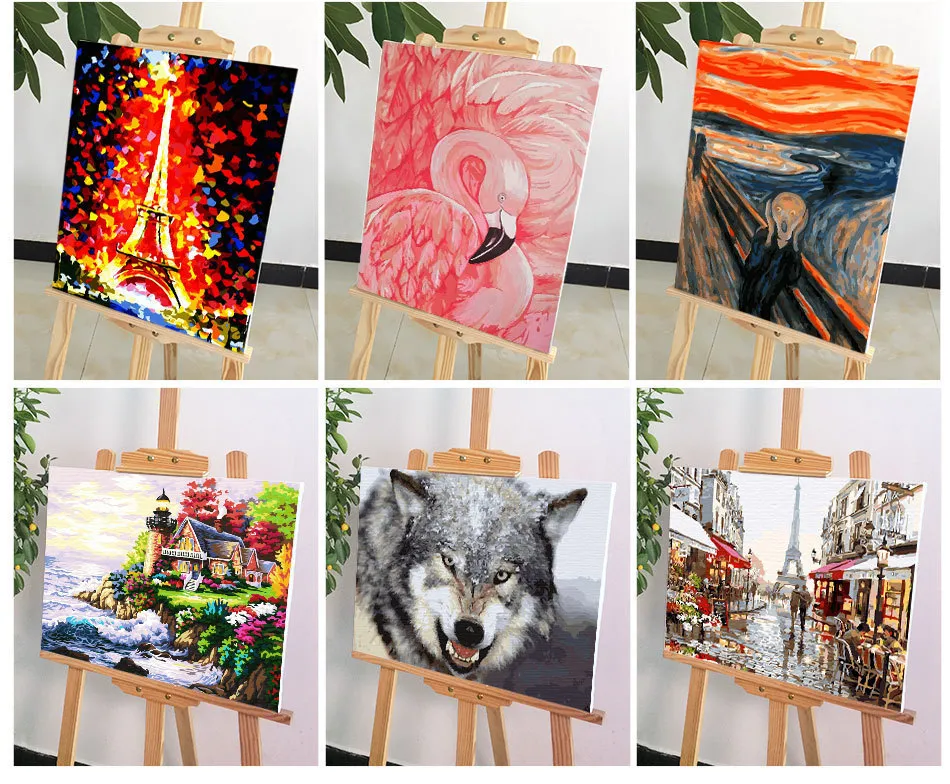 Meecaa, Kit XXXX Per Pittura A Olio Fai Da Te Per Adulti