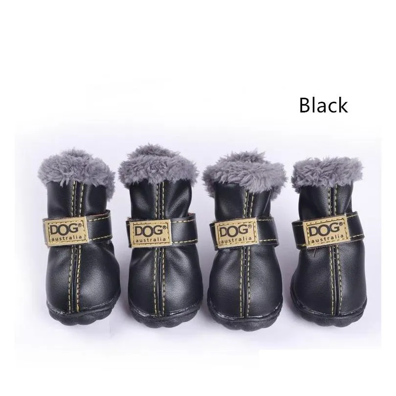 Small Dogs Dog Shoes Warm Winter Pet Boots For Chihuahua Waterproof
