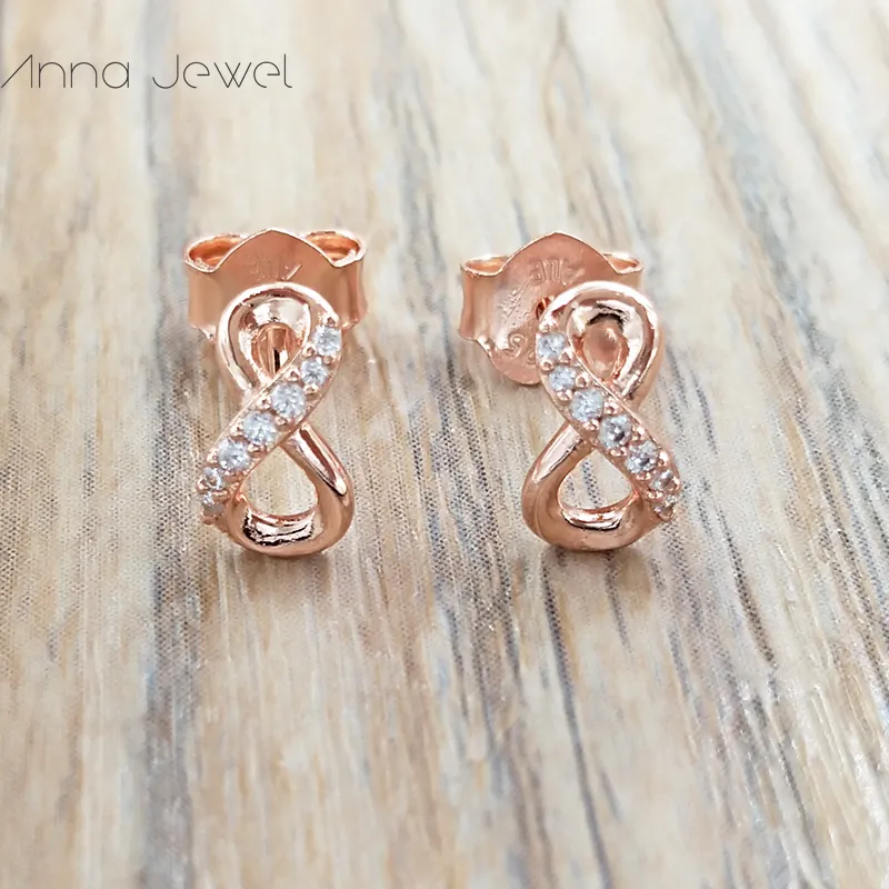 Pandora infinity on sale stud earrings