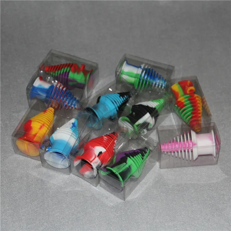 Tower Shape Silicone Mouthpiece Cover Drip Tip Hookahs Silicon Mouth