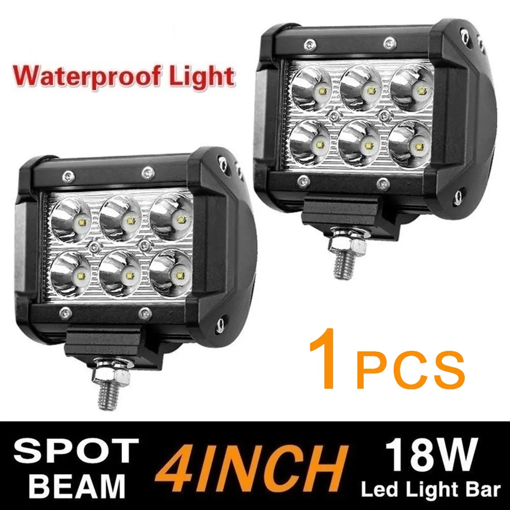 4 inç 18 w led çalışma ışığı araç offroad araç için kullanılan motosiklet göstergesi ışık aydınlatma DHL ups ücretsiz yeni gelmesi