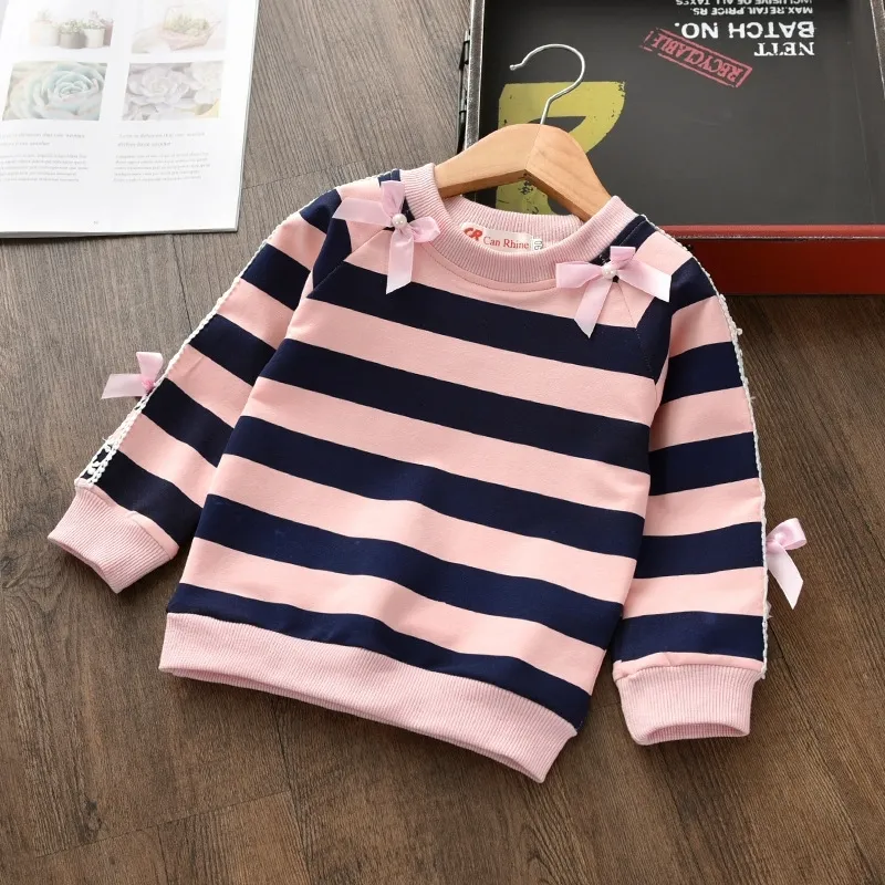 BibiCola filles pulls automne 2020 sweat-shirts pour enfants pull-over décontracté vêtements filles hiver hauts enfants pull de Noël LJ200828