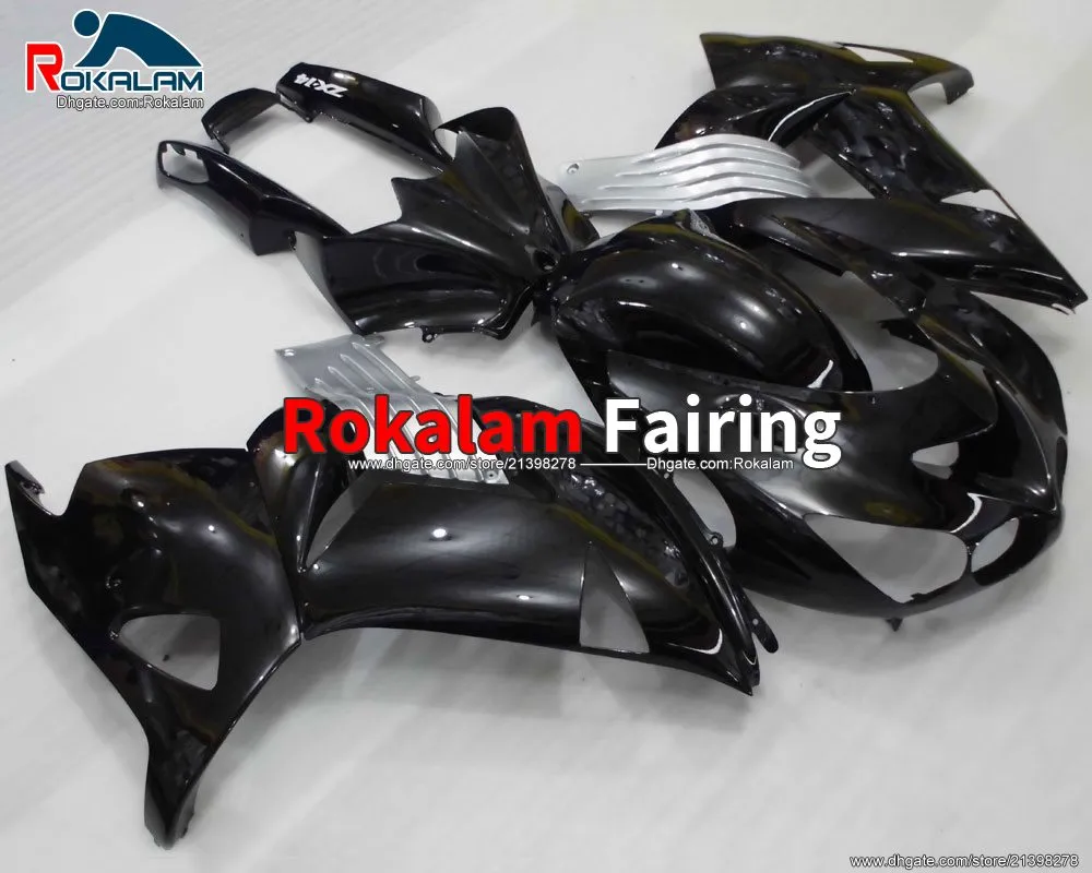 Pièces de rechange 2006 2007 2008 Carrosseries pour Kawasaki Ninja ZX14R ZX 14R Carénage de moto 2009 2010 2011 Carénages (moulage par injection)