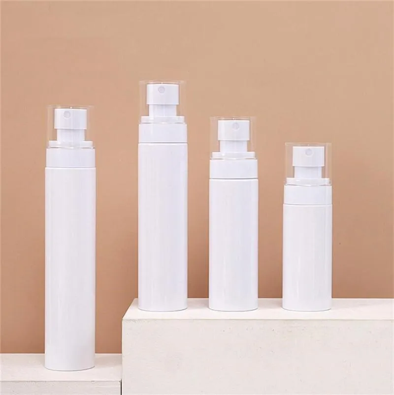 60ml 80ml 100ml 120mlスプレーボトルポータブル空のファインミストプラスチックトラベルボトルボトル詰め替え可能ローションポンプ化粧品化粧品