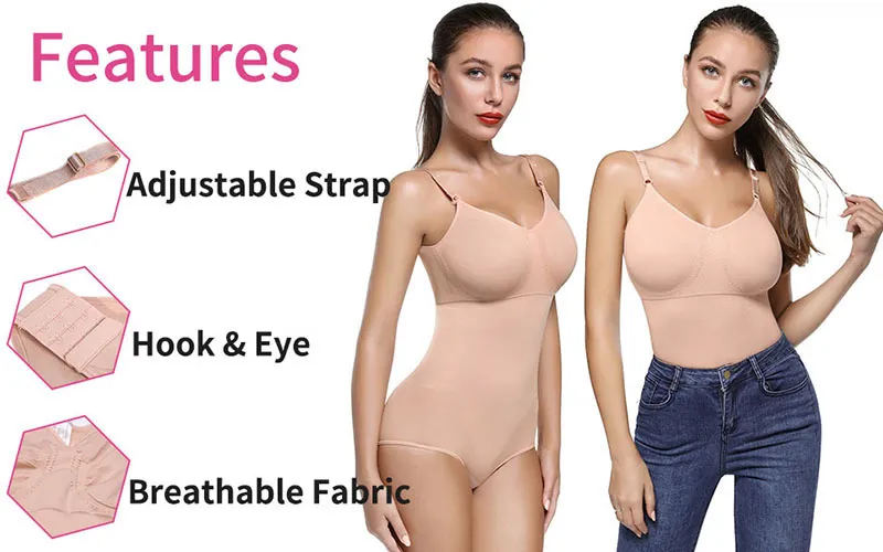 Womens Full Body Shaper Sealess Firm Tummy Control Shapewear Slimming  Underwear Top Slim Bodysuit Waist Trainer Corset Y2007068630438 From 21,47  €
