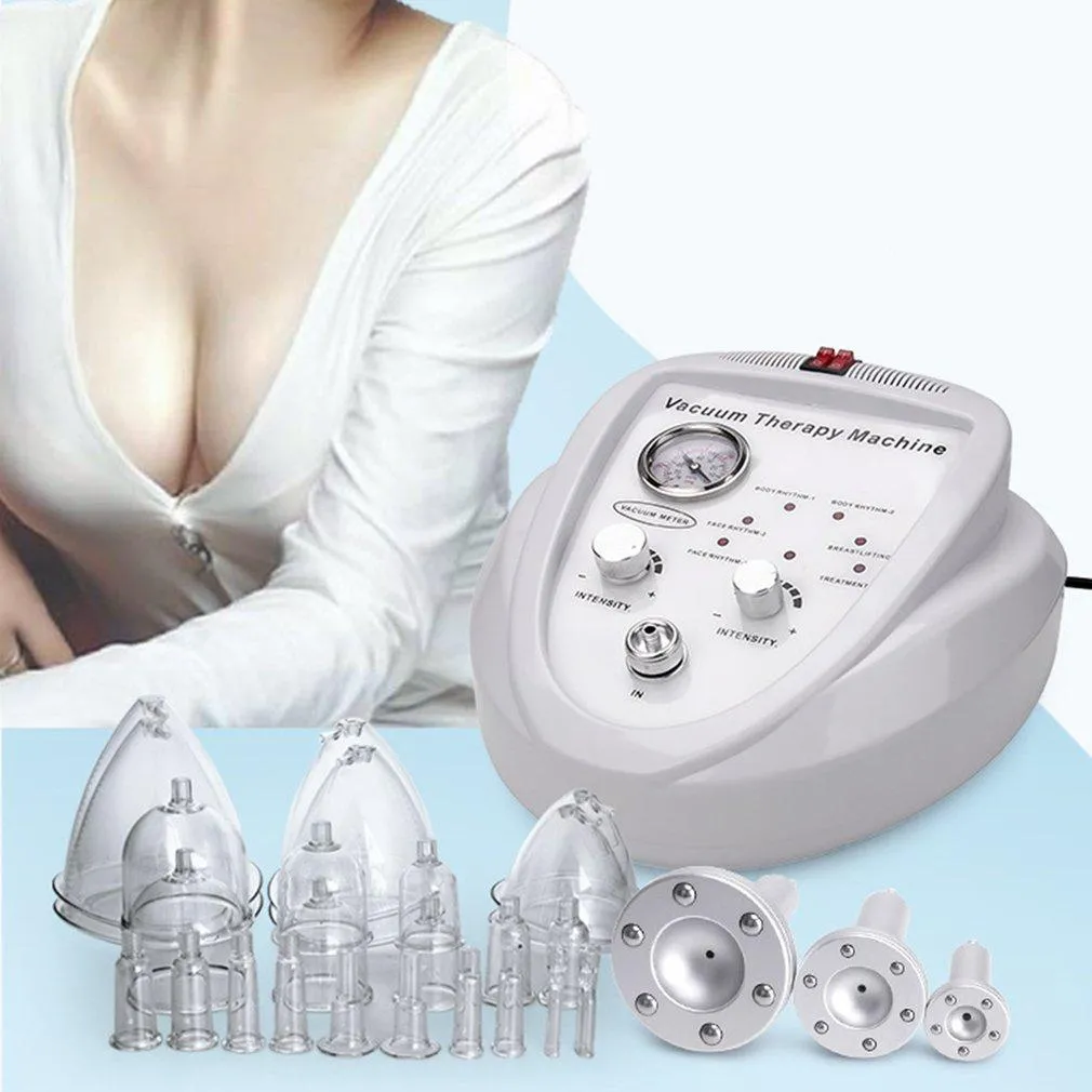 高品質の真空療法機械乳房拡大整形マッサージ機の灰色の灰色のキット2020熱い販売