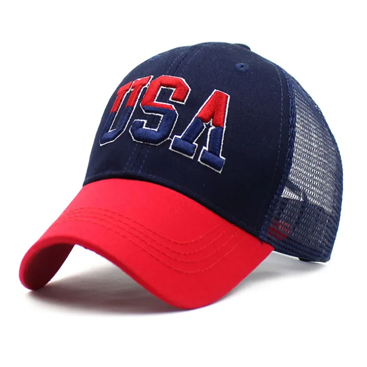 LET`S GO BRANDON USA Embroidered Baseball Cap Hats USA Presidential Election Party Hat With American Flag Net Caps Cotton Sports For Men Women Adjustable