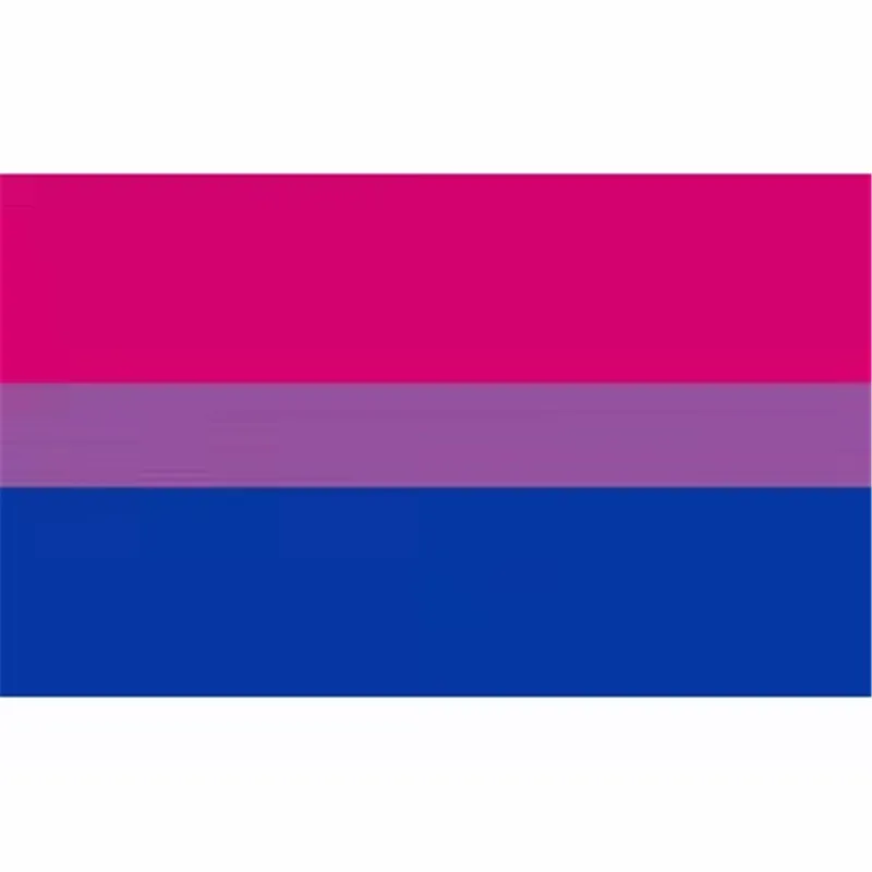 Bandiera dell'orgoglio bisessuale di spedizione DHL LGBT 90 * 150 cm Bandiera arcobaleno blu rosa Decorazioni per la casa Banner bandiera LGBT gay friendly